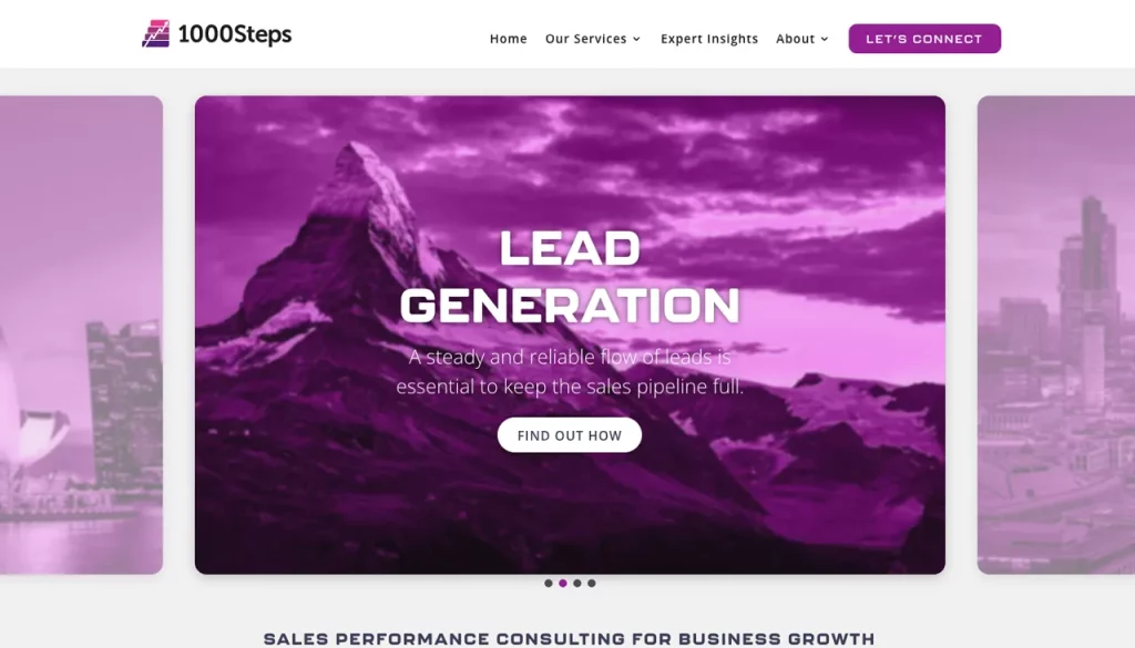 1000Steps - Web design, development and SEO