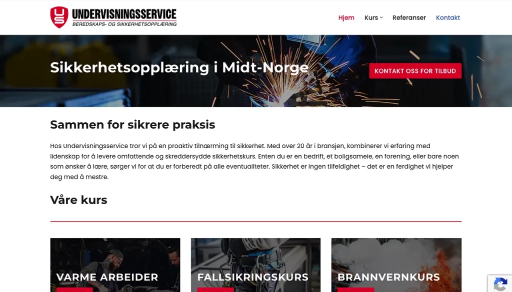Undervisningsservice - Webdesign, Development, WordPress